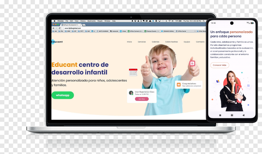Ejemplo de Página Web Pro Corporativa